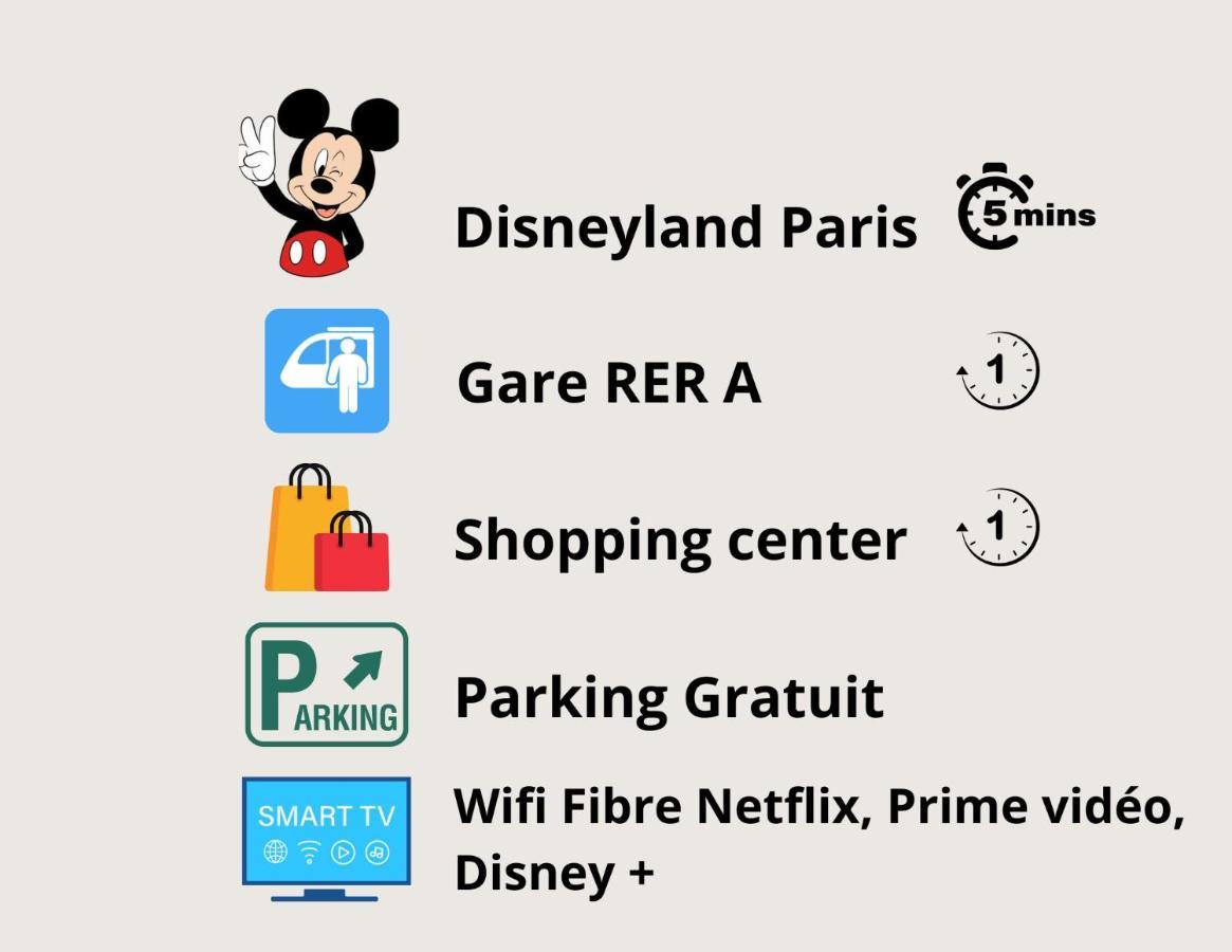 Disneyland Paris Station 2Min Chessy  Exteriér fotografie